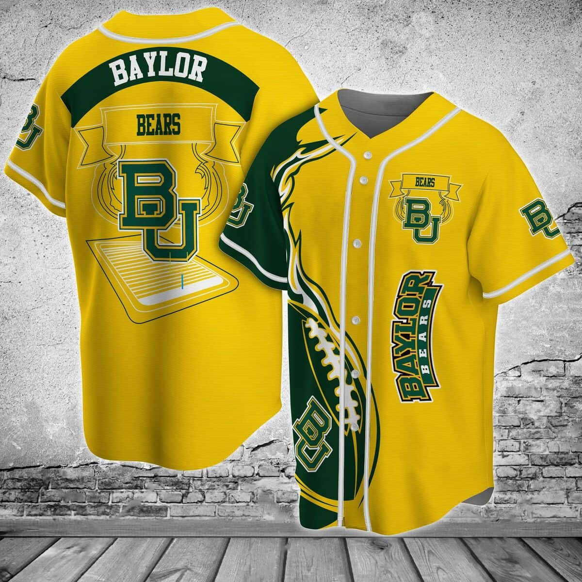 NCAA Baylor Bears Baseball Jersey Gift For Sporty Husband