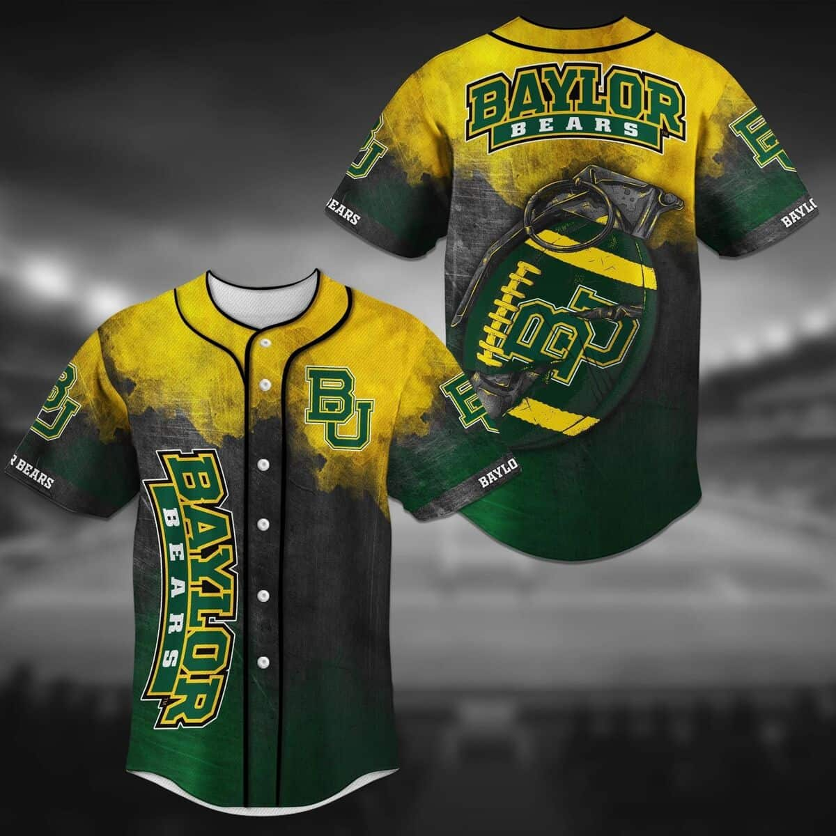 NCAA Baylor Bears Baseball Jersey Football Gift For Boyfriend