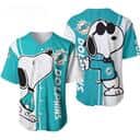 Cool Snoopy NFL Miami Dolphins Baseball Jersey Gift For Sporty Husband Cool Snoopy NFL Miami Dolphins Baseball Jersey Gift For Sporty Husband