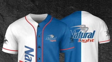 Unveiling the Alluring 18: Natural Light Baseball Jersey Collection! Unveiling the Alluring 18: Natural Light Baseball Jersey Collection!