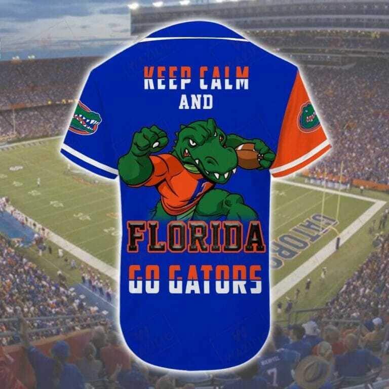 Blue Orange Keep Calm And NCAA Florida Gators Baseball Jersey Gift For Sport Dad Blue Orange Keep Calm And NCAA Florida Gators Baseball Jersey Gift For Sport Dad