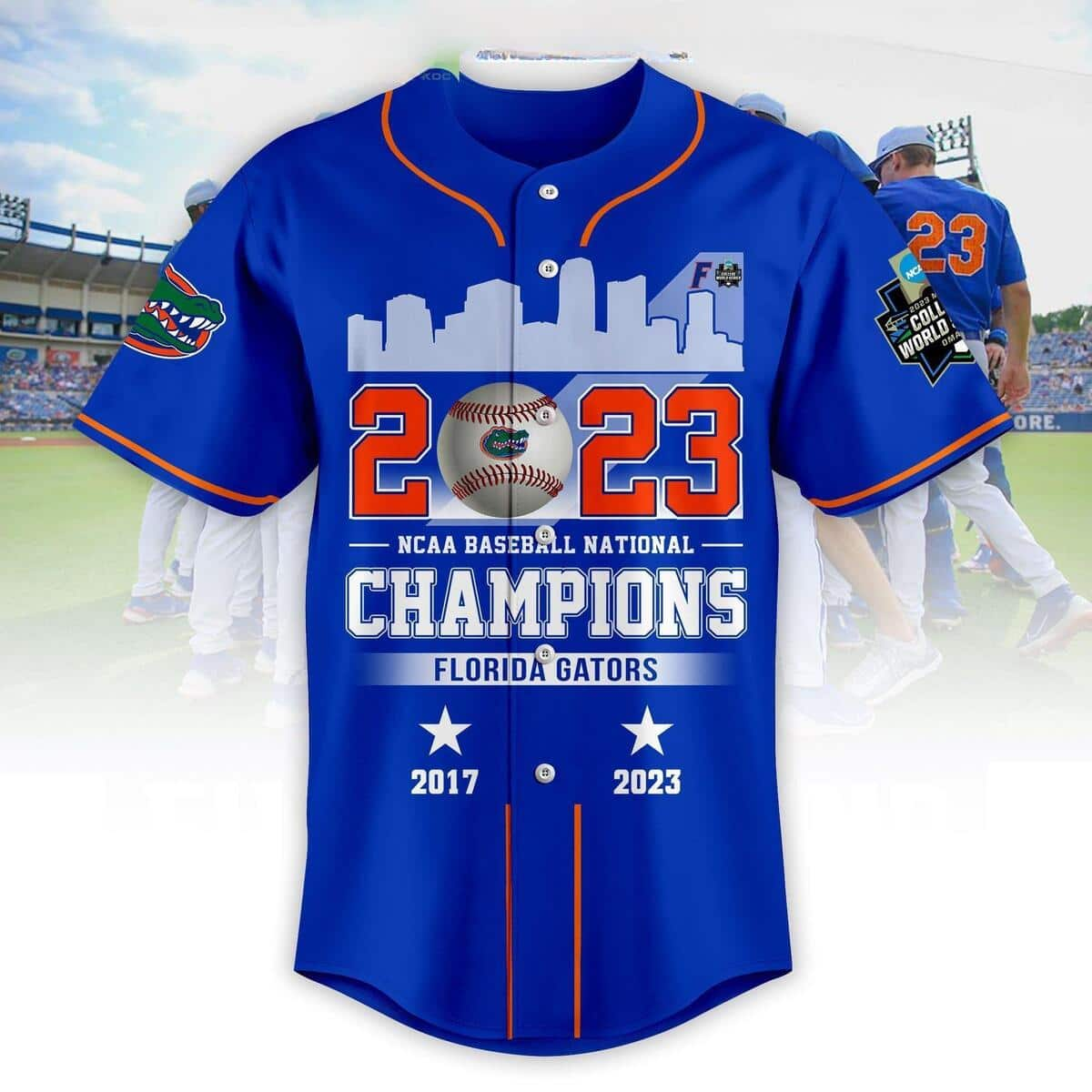 Florida Gators Baseball Jersey NCAA Baseball National Champions