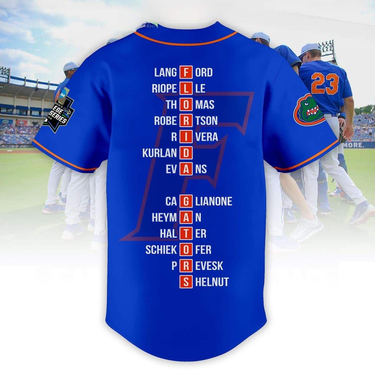 Florida Gators Baseball Jersey NCAA Baseball National Champions Florida Gators Baseball Jersey NCAA Baseball National Champions