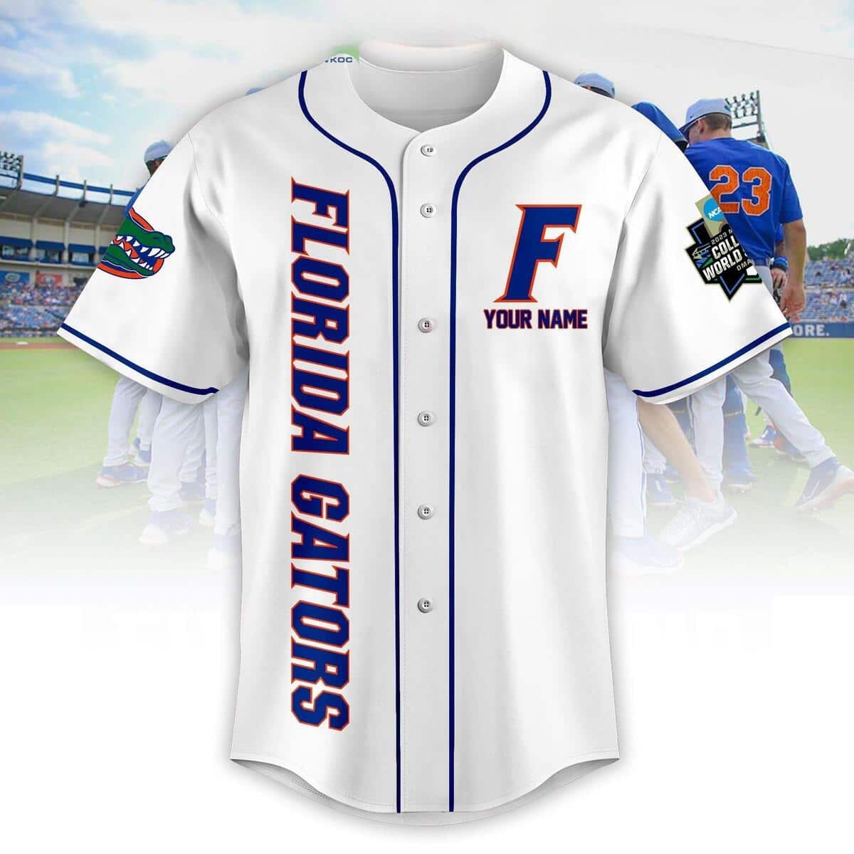 Personalized NCAA Florida Gators Baseball Jersey Custom Name Gift For Best Friend Personalized NCAA Florida Gators Baseball Jersey Custom Name Gift For Best Friend