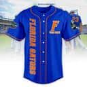 Personalized NCAA Florida Gators Blue Baseball Jersey Gift For Sport Dad Personalized NCAA Florida Gators Blue Baseball Jersey Gift For Sport Dad