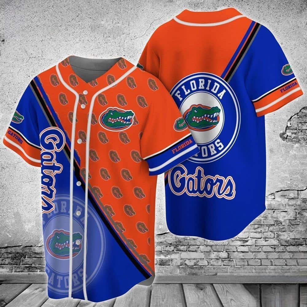 NCAA Florida Gators Baseball Jersey Sports Gift For Dad NCAA Florida Gators Baseball Jersey Sports Gift For Dad