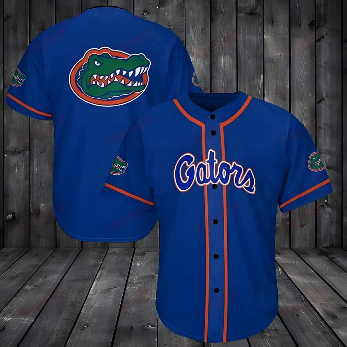 Black NCAA Florida Gators Baseball Jersey Gift For Sporty Husband