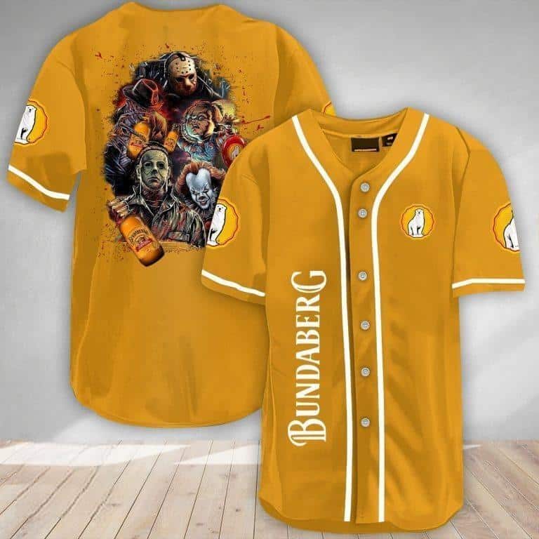 Bundaberg Rum Baseball Jersey Michael Myers IT Jason Voorhees Freddy Krueger Chucky Bundaberg Rum Baseball Jersey Michael Myers IT Jason Voorhees Freddy Krueger Chucky