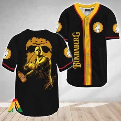 Bundaberg Rum Baseball Jersey Jason Voorhees Friday The 13th