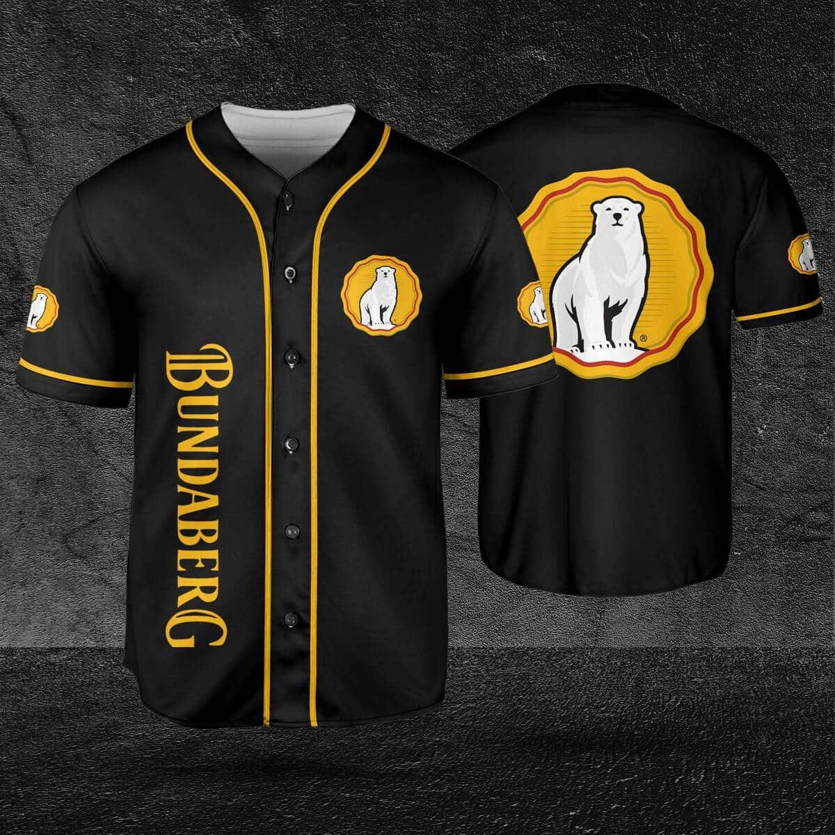 Bundaberg Black Baseball Jersey Gift For Rum Lovers Bundaberg Black Baseball Jersey Gift For Rum Lovers