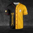 Black And Yellow Split Bundaberg Baseball Jersey Gift For Rum Lovers