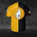 Black And Yellow Split Bundaberg Baseball Jersey Gift For Rum Lovers Black And Yellow Split Bundaberg Baseball Jersey Gift For Rum Lovers
