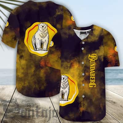 Colorful Smoke Bundaberg Baseball Jersey Gift For Rum Drinkers
