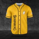 Yellow Bundaberg Baseball Jersey Gift For Rum Drinkers Yellow Bundaberg Baseball Jersey Gift For Rum Drinkers
