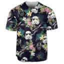 Star Wars Darth Vader Baseball Jersey Stormtrooper Helmet Tropical Flower