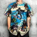 Darth Vader Surfing Baseball Jersey Gift For Star Wars Fans