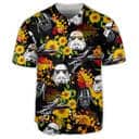 Star Wars Darth Vader Baseball Jersey Stormtrooper Sunflowers