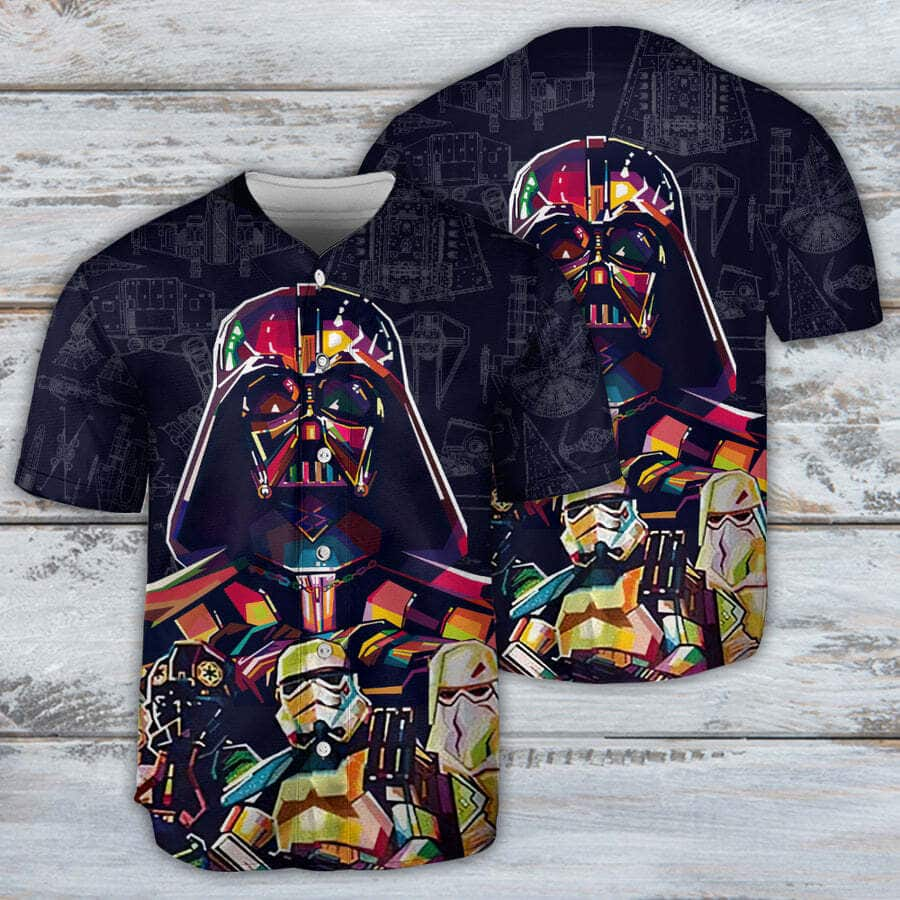 Darth Vader Baseball Jersey Star Wars Birthday Gift For Him