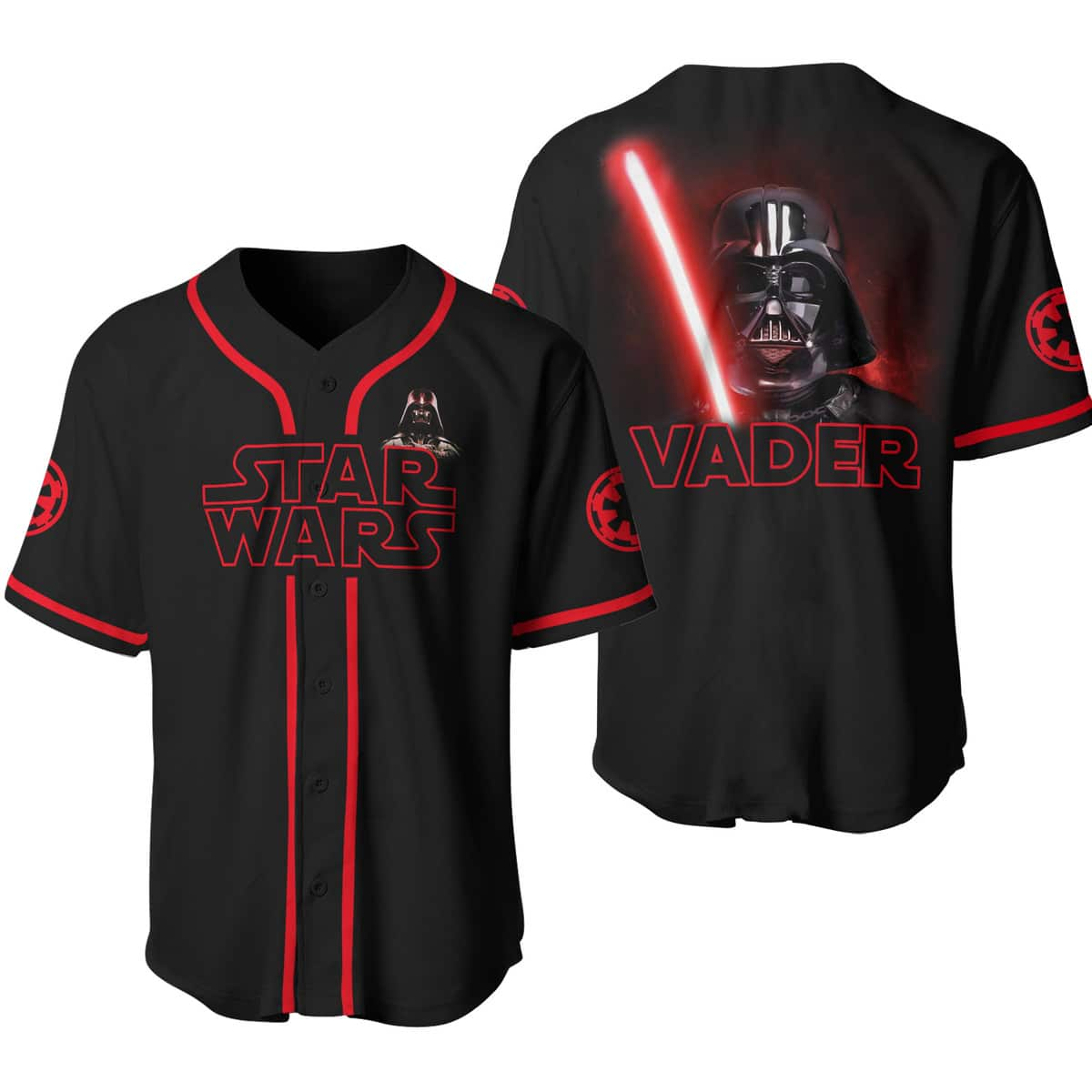 Star Wars Darth Vader Baseball Jersey Gift For Sporty Husband