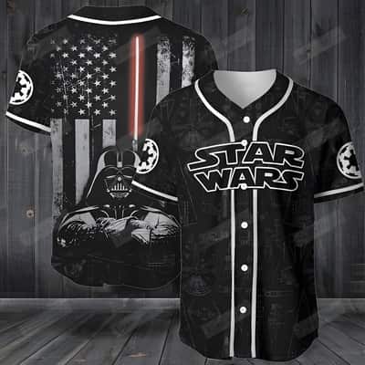 Star Wars Darth Vader Baseball Jersey American Flag