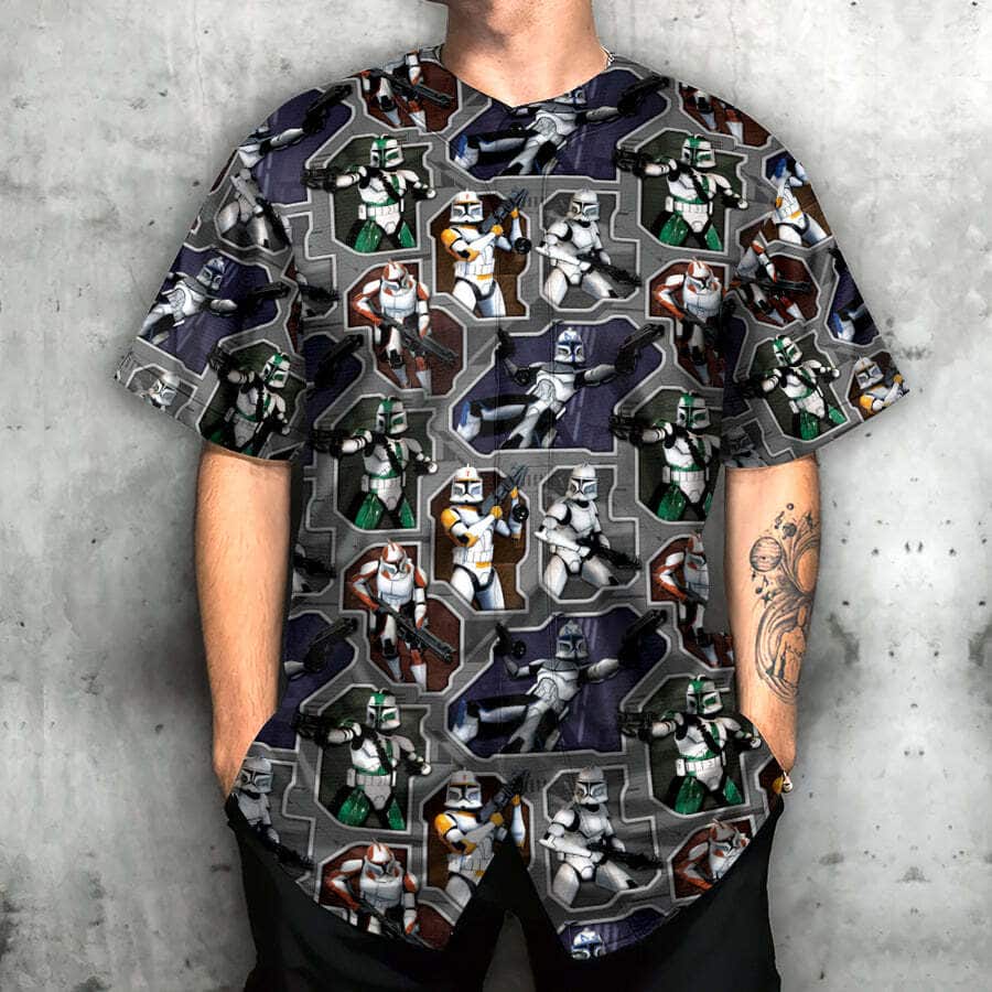 Star Wars Stormtrooper Baseball Jersey Gift For Sport Dad