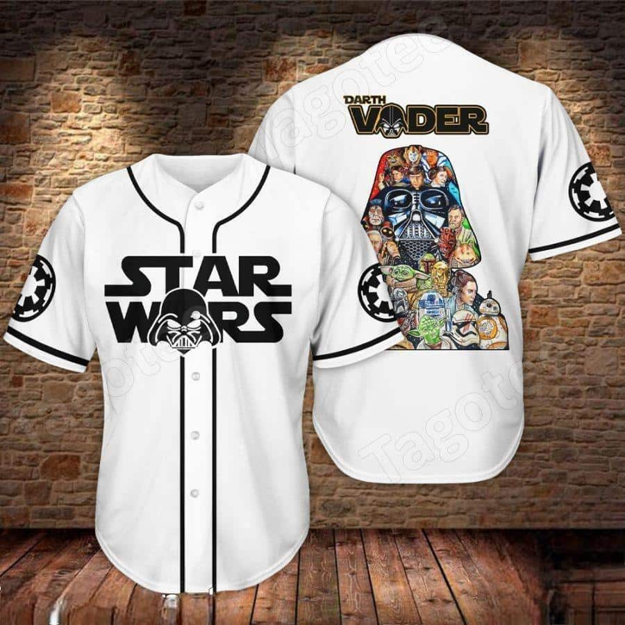 Star Wars Darth Vader Baseball Jersey Birthday Gift For Dad