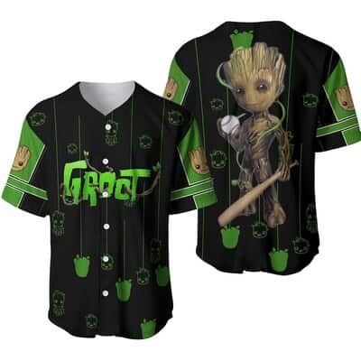 Baby Groot Baseball Jersey Gift For Disney Lovers