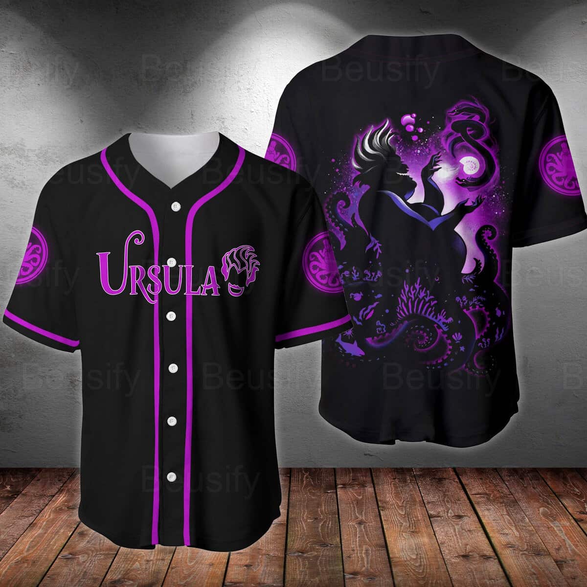 Ursula Baseball Jersey Gift For Disney Lovers Ursula Baseball Jersey Gift For Disney Lovers
