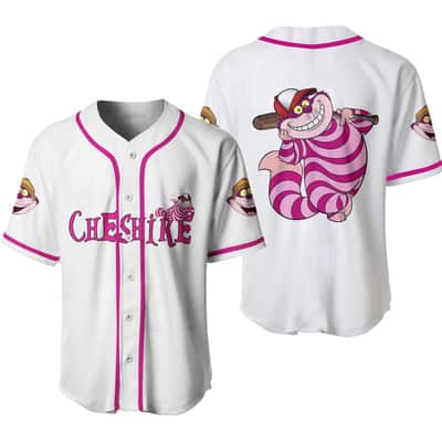 Chesire Cat Alice In Wonderland Disney Baseball Jersey