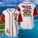 Mickey Minnie And Friends Disney Baseball Jersey Gift For Best Friend Mickey Minnie And Friends Disney Baseball Jersey Gift For Best Friend