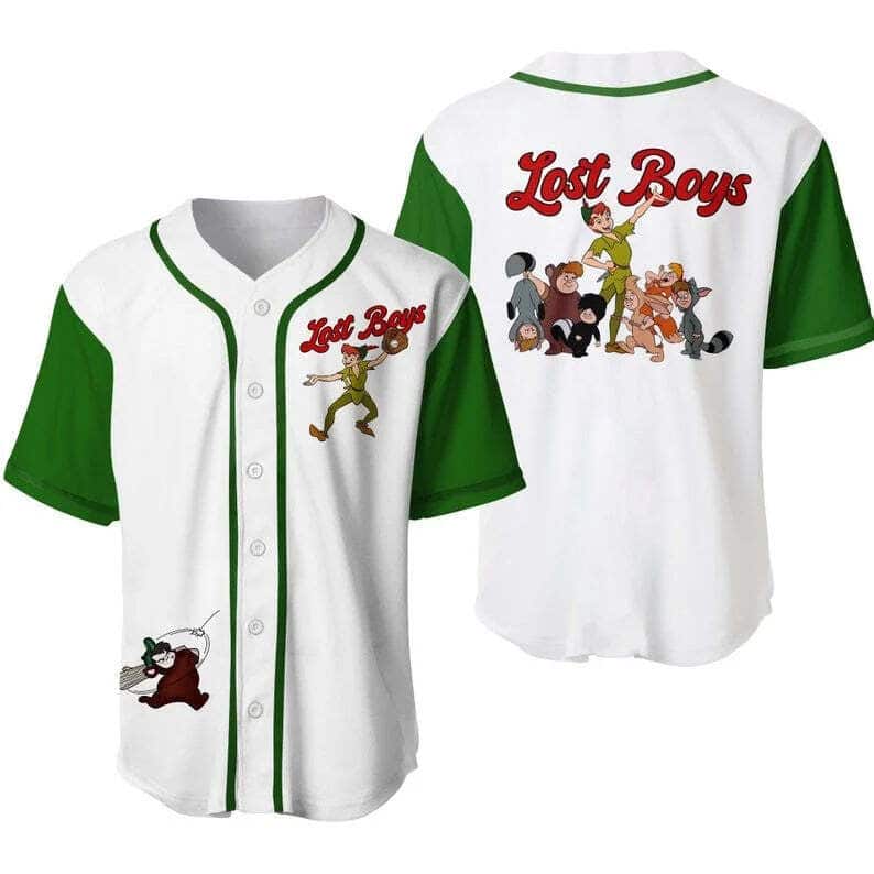 Peter Pan Lost Boys Disney Baseball Jersey Gift For Best Friend Peter Pan Lost Boys Disney Baseball Jersey Gift For Best Friend