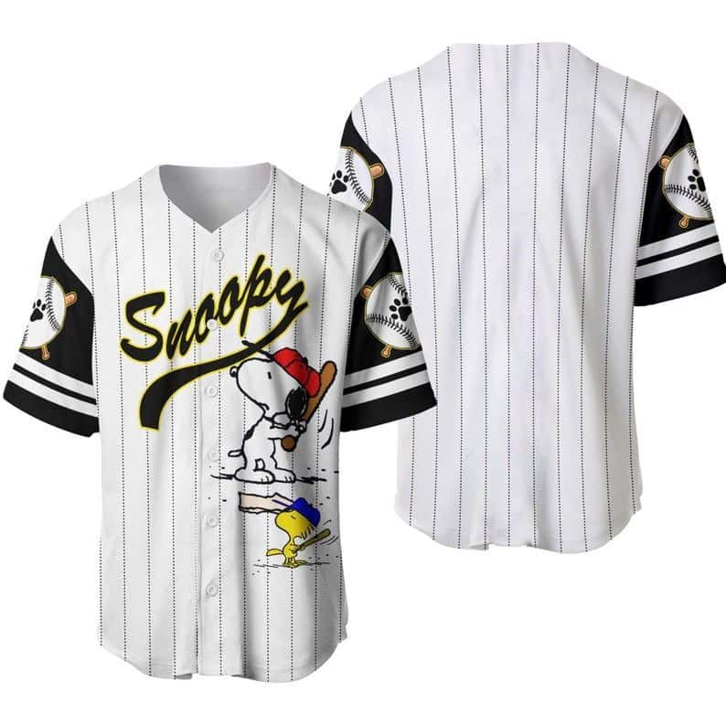 Snoopy Disney Baseball Jersey Gift For Sport Dad Snoopy Disney Baseball Jersey Gift For Sport Dad