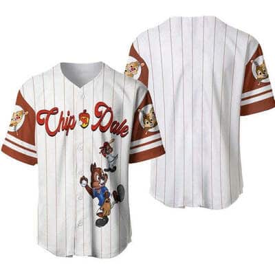 Chip And Dale Disney Baseball Jersey Gift For Sport Dad