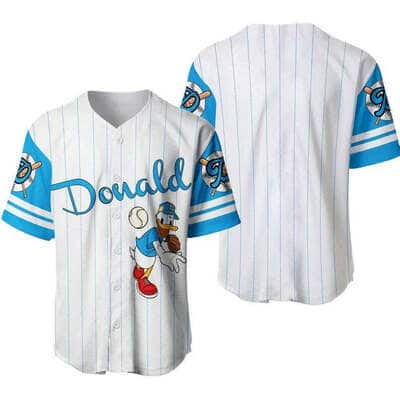 Donal Duck Disney Baseball Jersey Gift For Best Friend