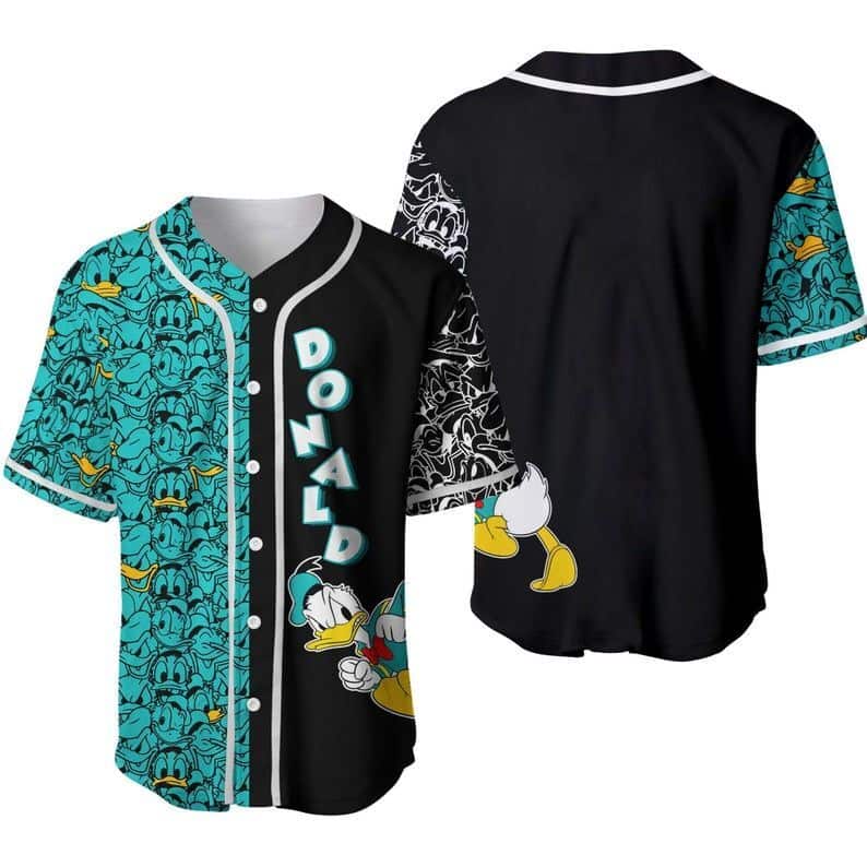 Donald Duck Disney Baseball Jersey Gift For Baseball Fans Donald Duck Disney Baseball Jersey Gift For Baseball Fans