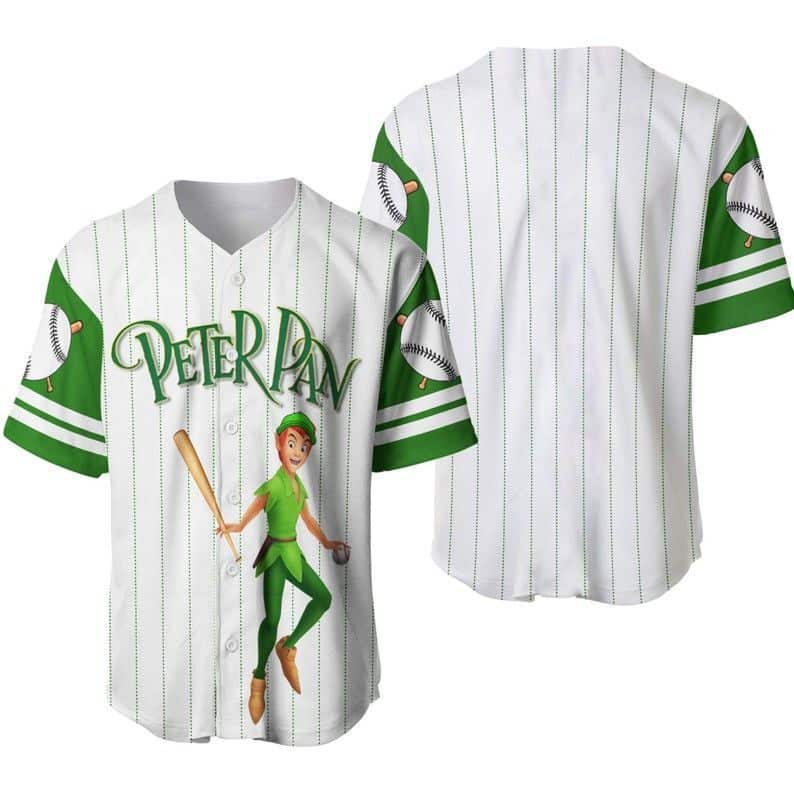 Peter Pan Disney Baseball Jersey Baseball Fans Gift Peter Pan Disney Baseball Jersey Baseball Fans Gift