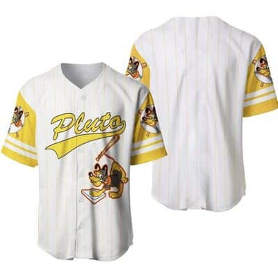 Pluto Disney Baseball Jersey Gift For Best Friend Pluto Disney Baseball Jersey Gift For Best Friend