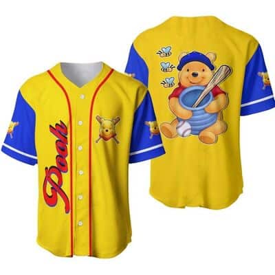 Pooh Honey Disney Winnie The Pooh Baseball Jersey
