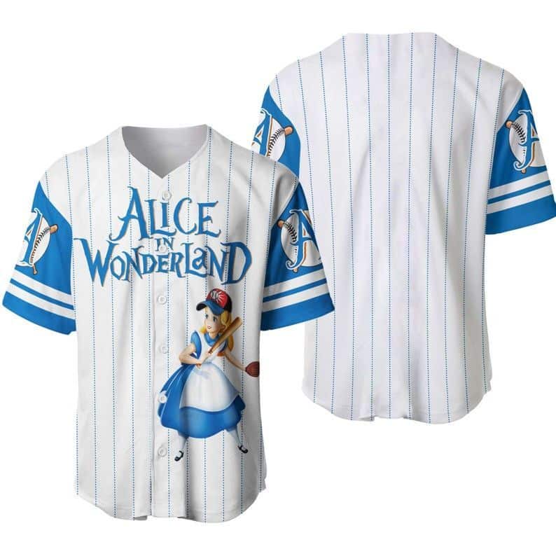 Alice Wonderland Disney Baseball Jersey Gift For Best Friend Alice Wonderland Disney Baseball Jersey Gift For Best Friend