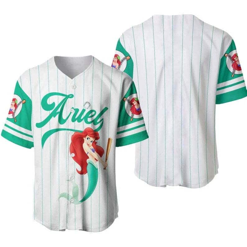 Ariel Princess Disney Baseball Jersey Gift For Best Friend Ariel Princess Disney Baseball Jersey Gift For Best Friend