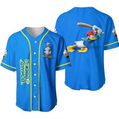 Cool Donal Duck Disney Baseball Jersey Gift For Girlfriend