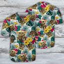 Baby Yoda Star Wars Baseball Jersey Palm Leaves Pattern Baby Yoda Star Wars Baseball Jersey Palm Leaves Pattern