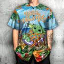 Baby Yoda Star Wars Baseball Jersey Beach Vibes Only