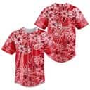 Floral NHL Detroit Red Wings Baseball Jersey Gift For Best Friend