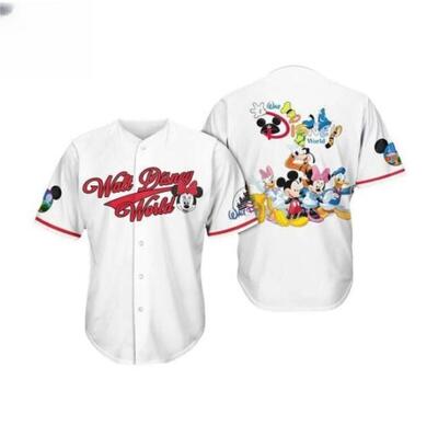 Mickey Minnie Donald Pluto Goofy Baseball Jersey Mickey Minnie Donald Pluto Goofy Baseball Jersey
