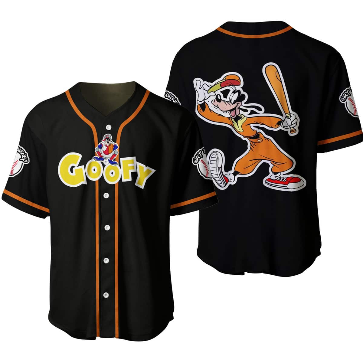 Disney Goofy Baseball Jersey Gift For Baseball Fans Disney Goofy Baseball Jersey Gift For Baseball Fans