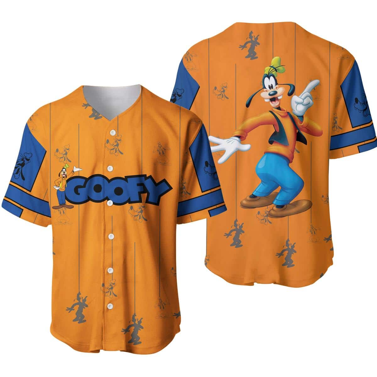Funny Goofy Baseball Jersey Stripes Pattern Disney Lovers Gift Funny Goofy Baseball Jersey Stripes Pattern Disney Lovers Gift