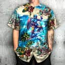 Star Wars Boba Fett Surfing Baseball Jersey Gift For Best Friend Star Wars Boba Fett Surfing Baseball Jersey Gift For Best Friend