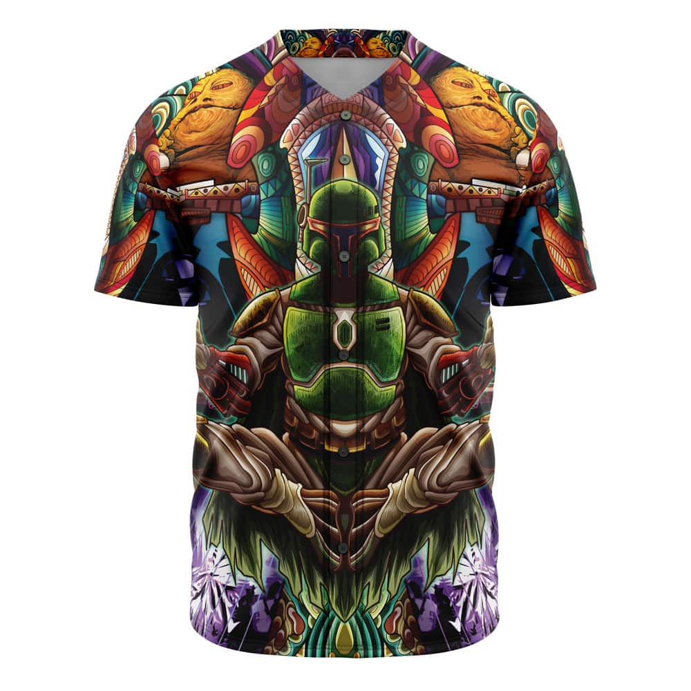 Star Wars Trippy Boba Fett Baseball Jersey Gift For Best Friend