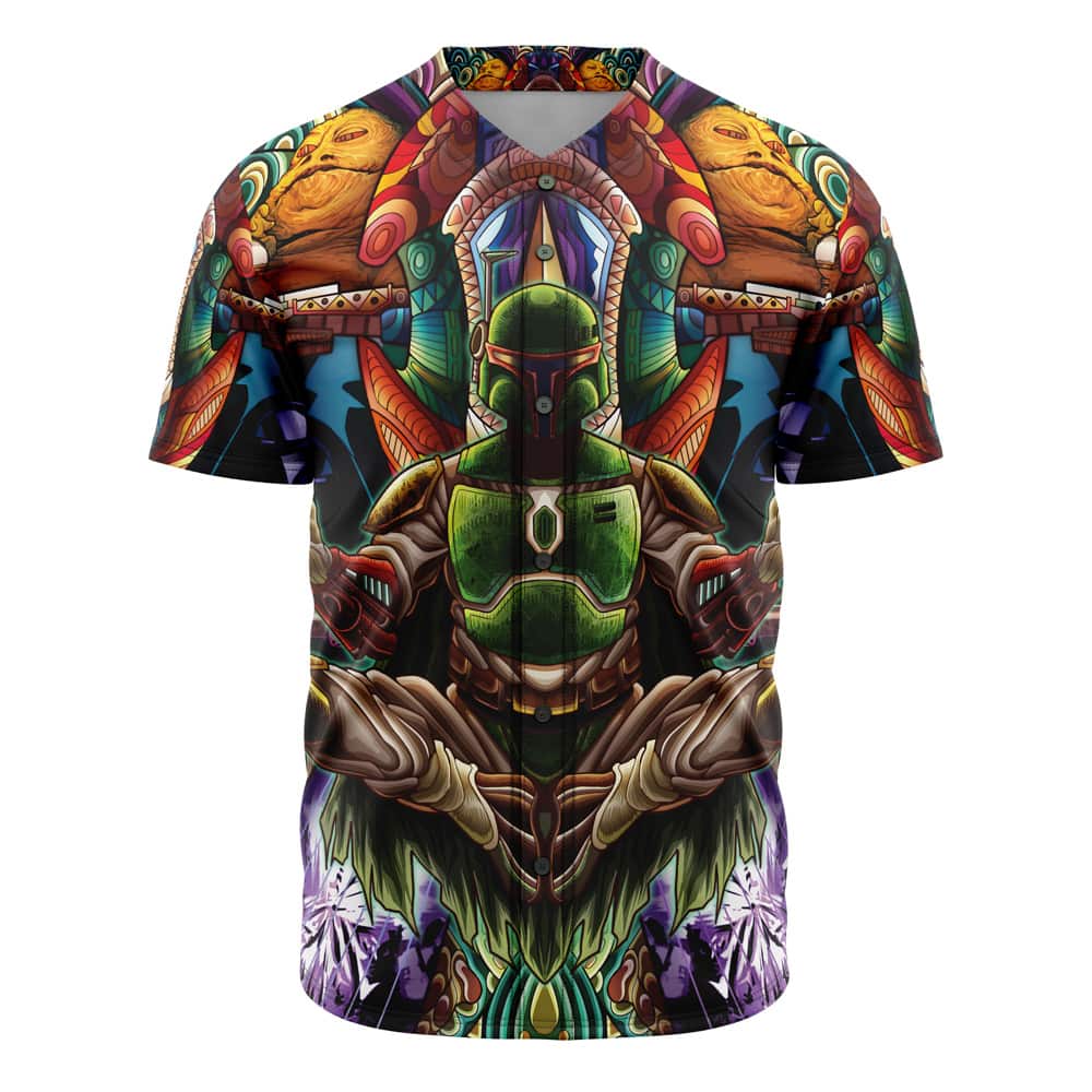 Star Wars Trippy Boba Fett Baseball Jersey Gift For Best Friend Star Wars Trippy Boba Fett Baseball Jersey Gift For Best Friend